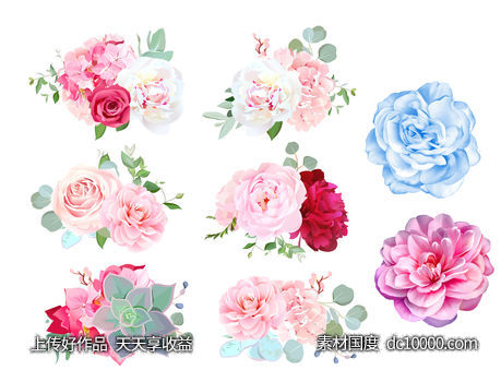花-源文件-素材国度dc10000.com