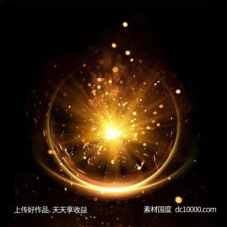高端时尚黑金海报背景-源文件-素材国度dc10000.com