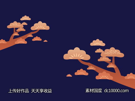 中式古典元素边框纹理素材-源文件-素材国度dc10000.com