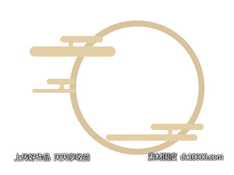 中式古典元素边框纹理素材-源文件-素材国度dc10000.com