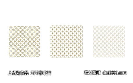 中式古典元素边框纹理素材-源文件-素材国度dc10000.com