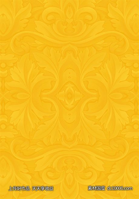 金色质感纹理花纹背景-源文件-素材国度dc10000.com