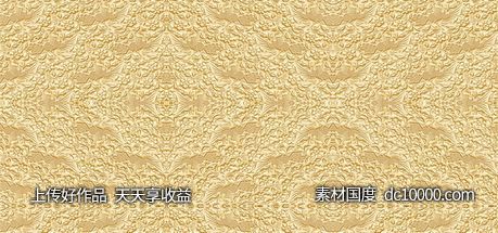 金色质感纹理花纹背景-源文件-素材国度dc10000.com
