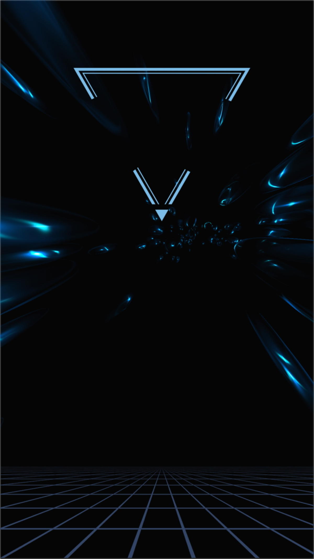 科技5G网络曲线地球海报