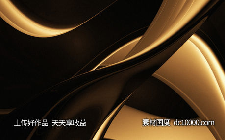 金色质感纹理花纹背景-源文件-素材国度dc10000.com