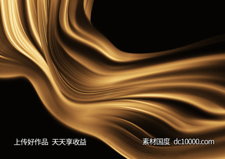 金色质感纹理花纹背景-源文件-素材国度dc10000.com