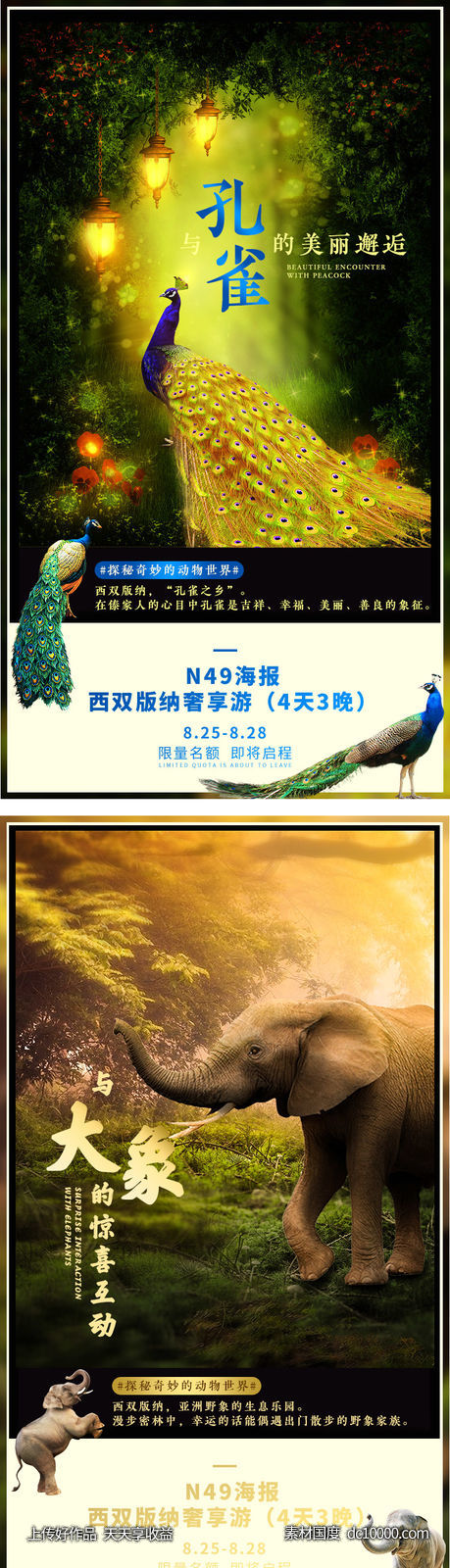 西双版纳旅游海报-源文件-素材国度dc10000.com