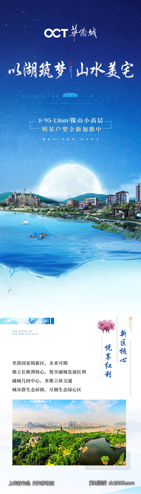 房地产生态山水价值点长图-源文件-素材国度dc10000.com