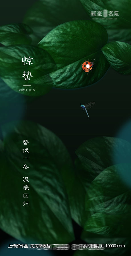 惊蛰海报-源文件-素材国度dc10000.com