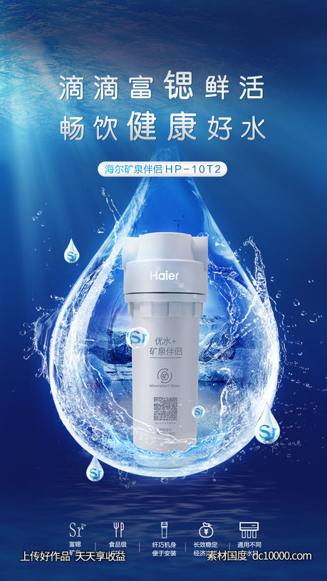 净水功能点海报-源文件-素材国度dc10000.com