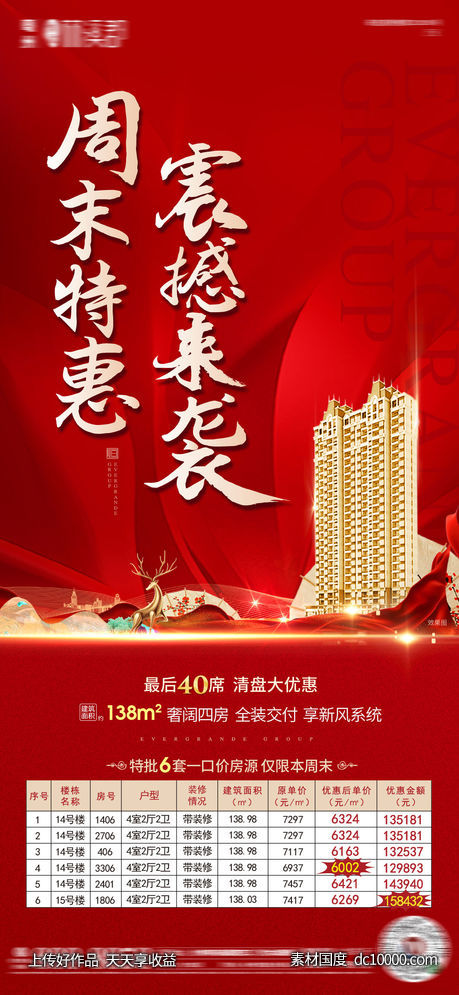 周末特惠 特价房-源文件-素材国度dc10000.com