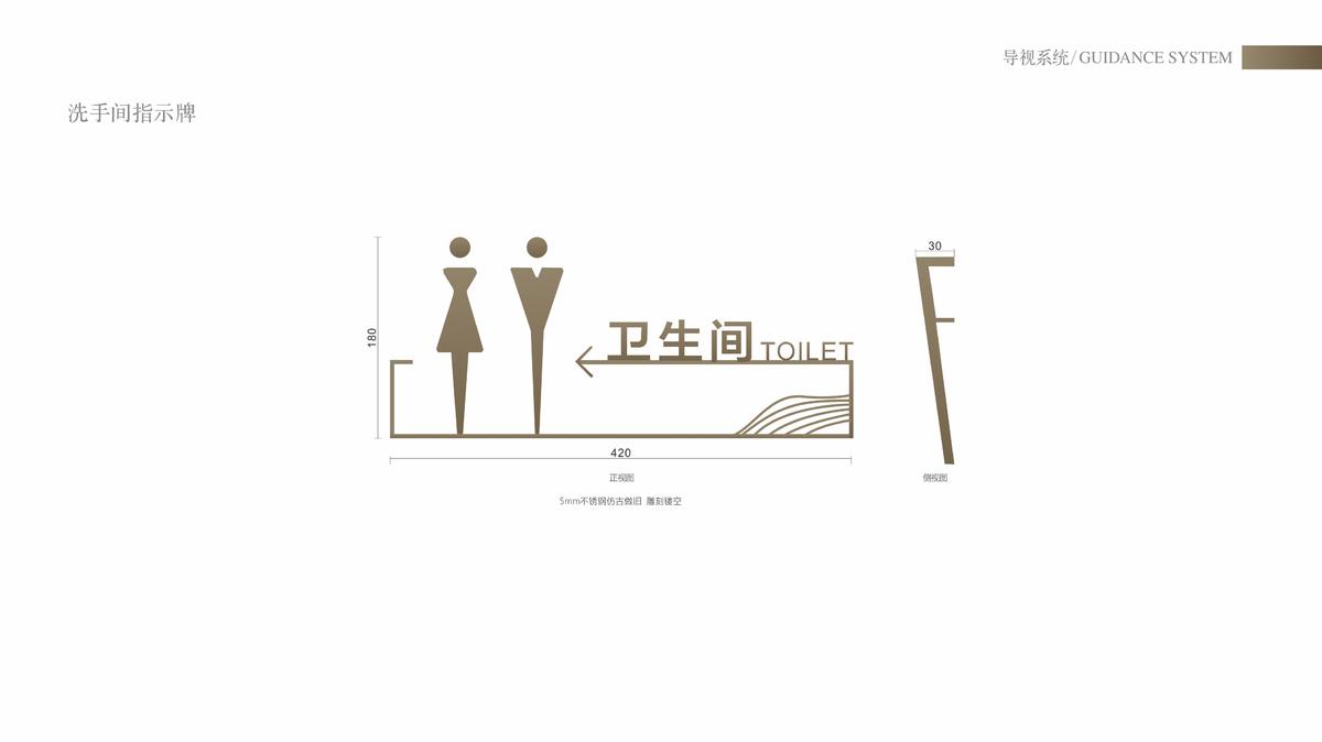 导视系统-卫生间指示