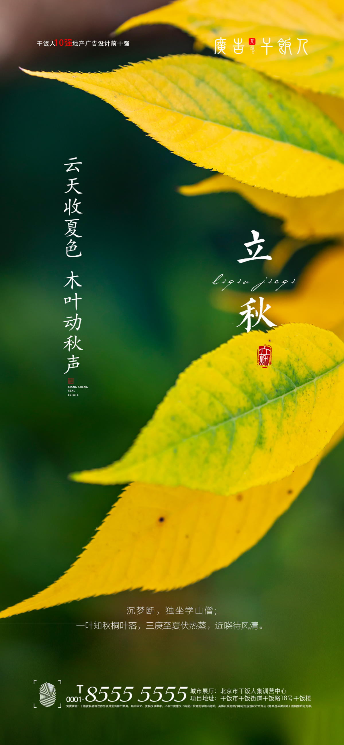 立秋海报