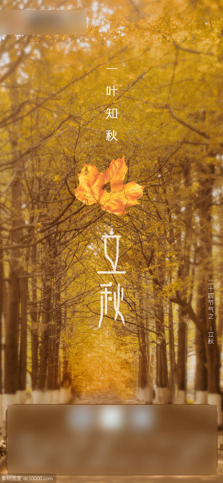 中国传统节日传统节气立秋节气刷屏 - 源文件