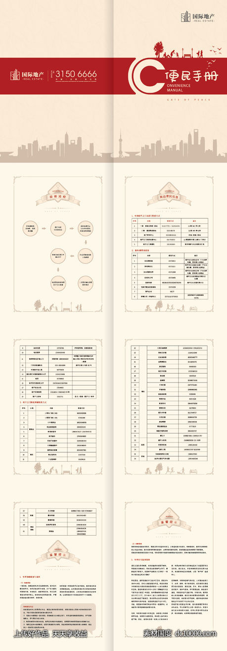 地产业主便民物业报修流程温馨提示手册 - 源文件