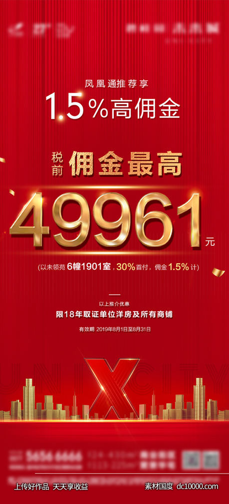 热销 地产 海报-源文件-素材国度dc10000.com