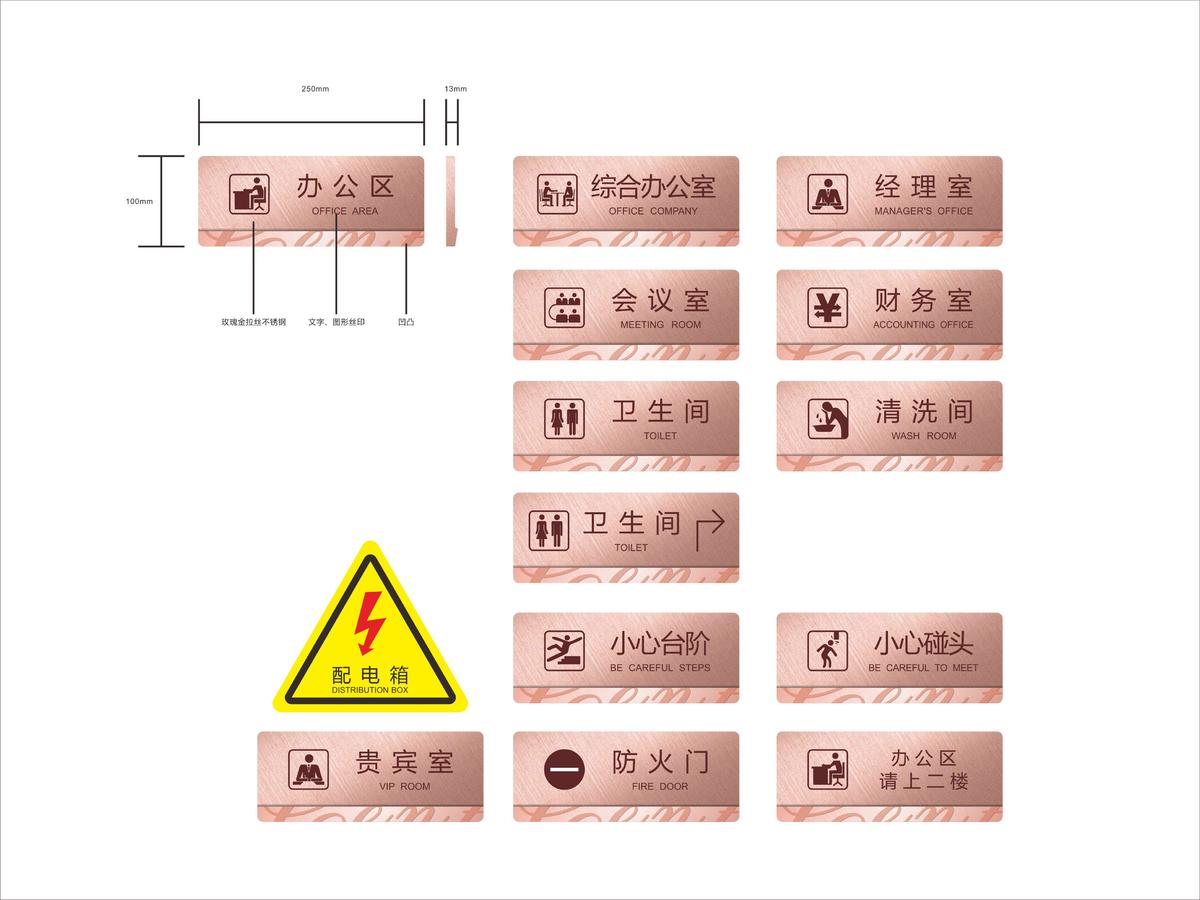 办公室指示牌/门牌