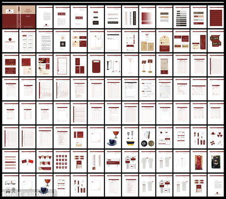 餐饮行业vi设计模板 - 源文件