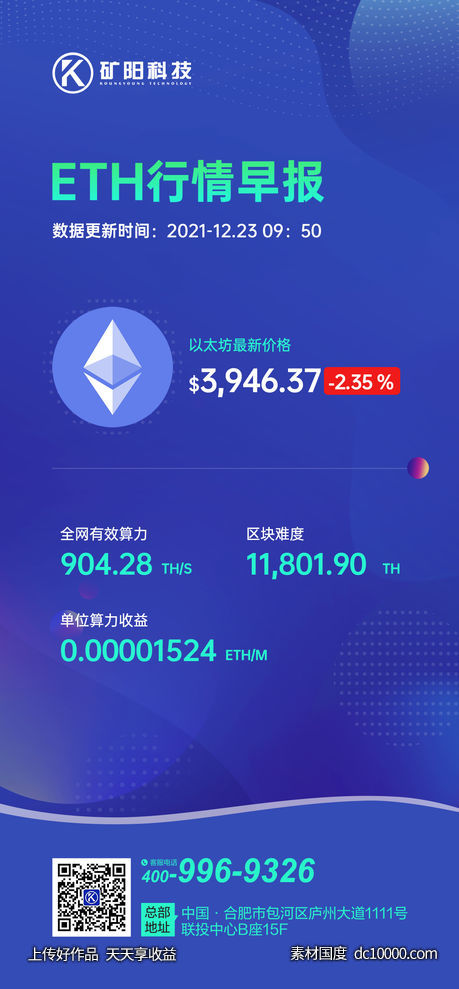 区块链行情数据微信单图海报-源文件-素材国度dc10000.com