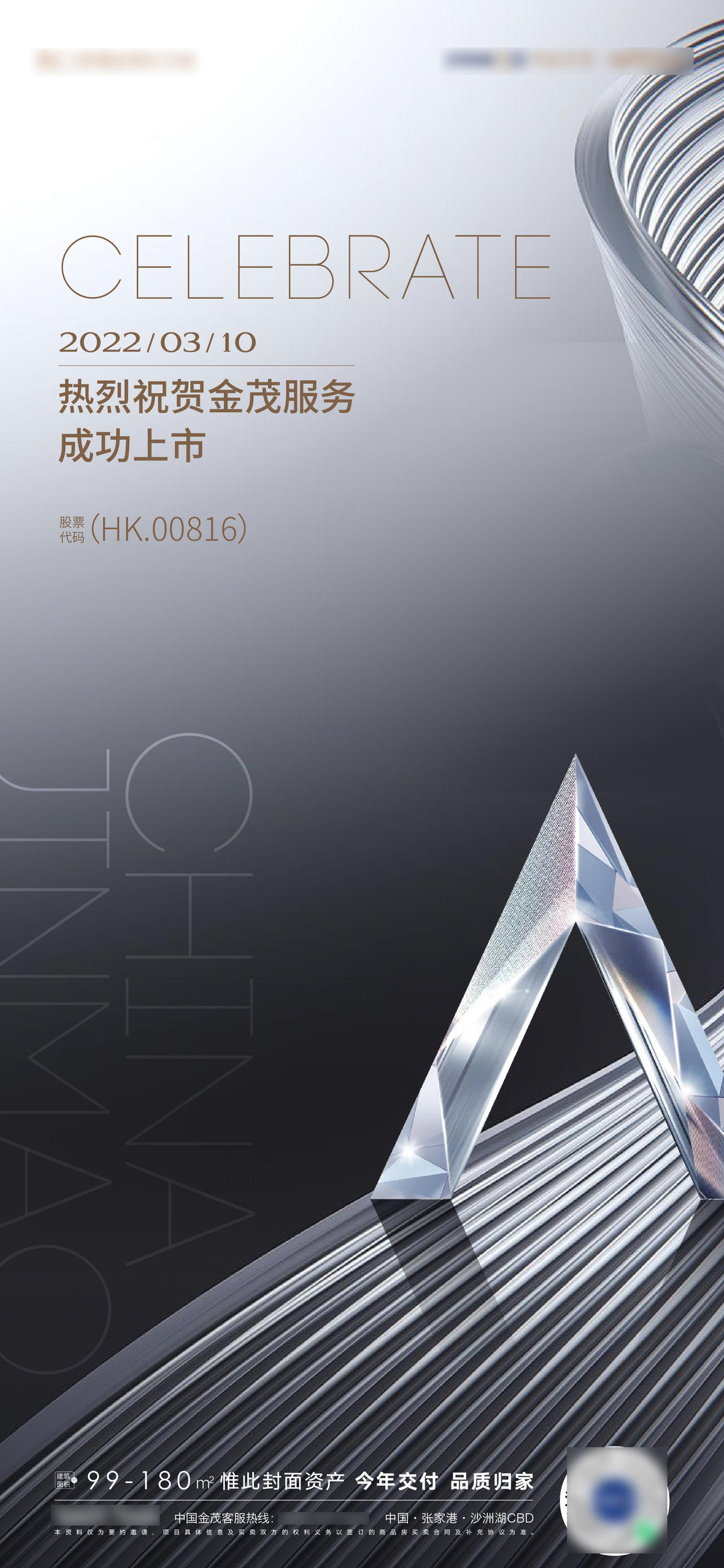 恭喜上市海报