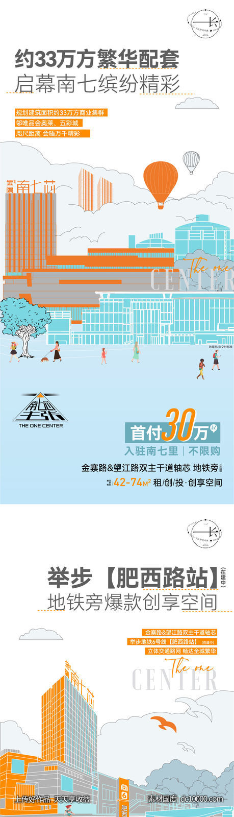 商业地产外部价值区位商业地图系列海报-源文件-素材国度dc10000.com