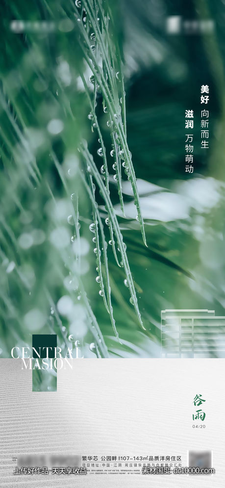 谷雨海报 - 源文件