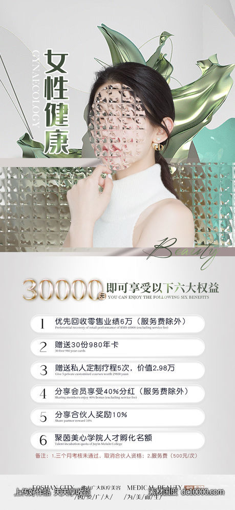 医美私密促销海报-源文件-素材国度dc10000.com