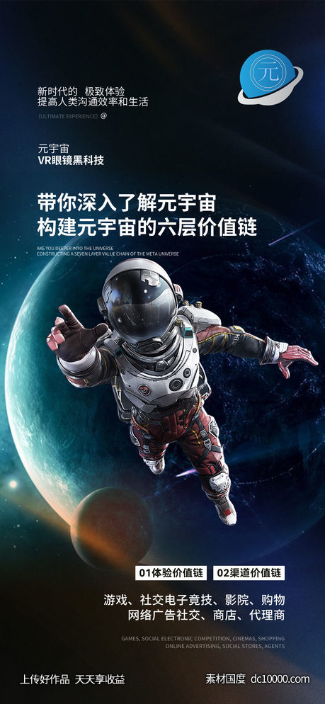 元宇宙海报系列-源文件-素材国度dc10000.com