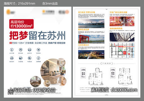 地产 户型 价值 海报-源文件-素材国度dc10000.com