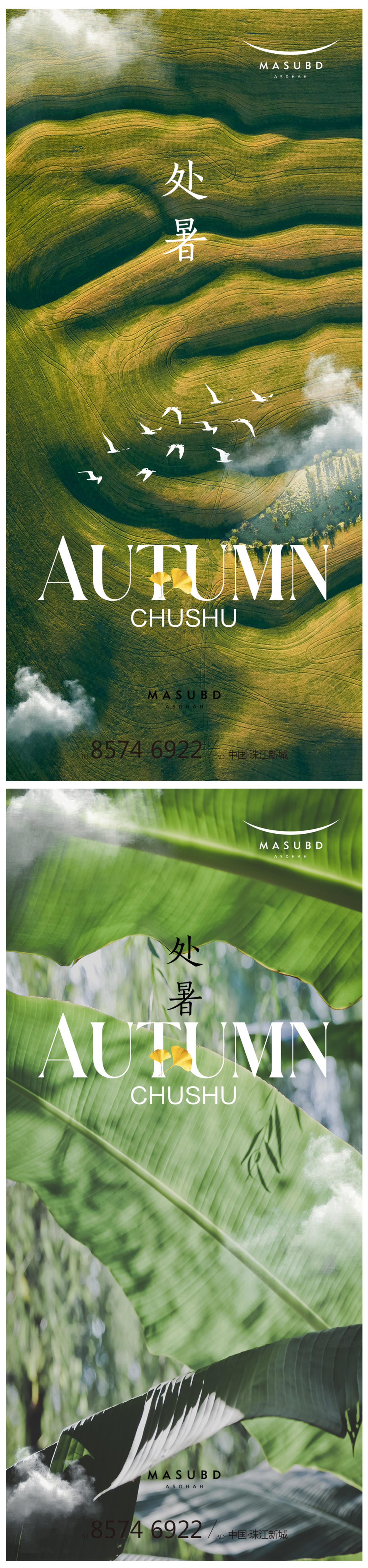处暑秋分海报